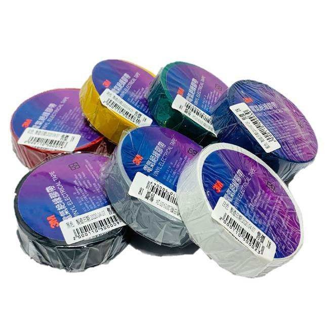 سفید سفید 3M21S-BK PVC 0.13mm*19mm*18m e tape vinyl electrical21S-BK PVC 0.13mm*19mm*18m e tape vinyl electrical